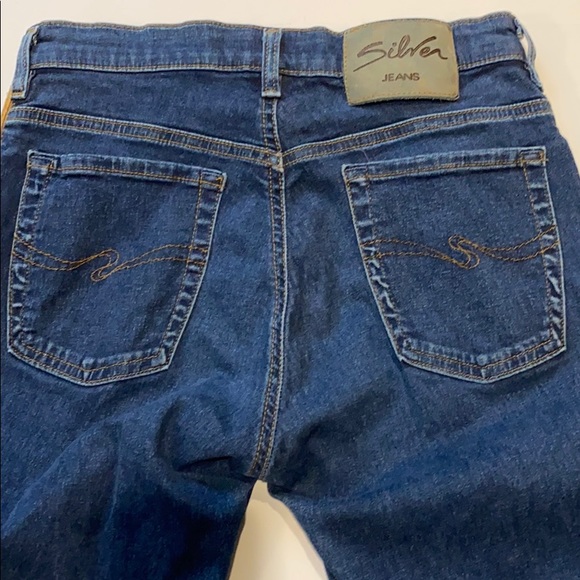 Silver Jeans SZ 28/33 Denim Blue Jeans Bootcut D3 - Picture 2 of 15